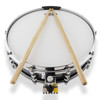 Skarptromme Grover G3 Orchestral G3T-4-WJ, 14x4, Will James Model, Maple, Silver/Black Fade