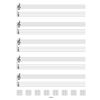 Noteblokk Ukulele, Hal Leonard Ukulele Manuscript Paper