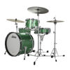 Slagverk Ludwig Classic Oak Downbeat 20 Shell Pack, m/Triad Mount, Green Sparkle