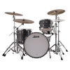 Slagverk Ludwig Classic Maple Fab 22 Shell Pack, m/Atlas Mount, Vintage Black Oyster