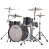 Slagverk Ludwig Classic Maple Fab 22 Shell Pack, m/Atlas Mount, Vintage Black Oyster