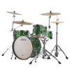 Slagverk Ludwig Classic Maple Fab 22 Shell Pack, m/Atlas Mount, Green Sparkle