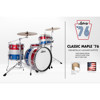 Slagverk Ludwig Classic Maple Fab 22 Shell Pack, m/Triad Mount, Spirit of 76