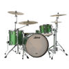 Slagverk Ludwig Classic Maple Pro Beat 24 Shell Pack, m/Atlas Mount, Green Sparkle