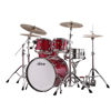 Slagverk Ludwig Classic Maple Mod 22 Shell Pack, m/Atlas Mount, Red Sparkle