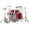 Slagverk Ludwig Classic Maple Mod 22 Shell Pack, m/Atlas Mount, Red Sparkle