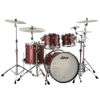 Slagverk Ludwig Classic Maple Mod 22 Shell Pack, m/Atlas Mount, Red Sparkle