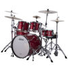 Slagverk Ludwig Classic Maple Mod 22 Shell Pack, m/Atlas Mount, Red Sparkle