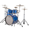 Slagverk Ludwig Classic Maple Mod 22 Shell Pack, m/Atlas Mount, Blue Sparkle