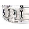 Skarptromme Ludwig Acrophonic Aluminum LA404K, 14x5, Hammered Aluminum Finish w/Chrome Hardware, Imperial Lugs