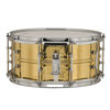 Skarptromme Ludwig Hammered Brass LB420BKT, 14x5, Chrome Hardware, Tube Lugs, Die-Cast, w/P86 Strainer