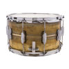 Skarptromme Ludwig Brass LB484R, Raw Patina Shell, 14x8, Imperial Lugs