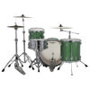 Slagverk Ludwig Legacy Maple Pro Beat 24 Shell Pack, m/Classic Mount, Green Sparkle
