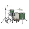 Slagverk Ludwig Legacy Mahogany Pro Beat 24 Shell Pack, m/Classic Mount, Green Sparkle