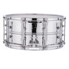 Skarptromme Ludwig Chromed Aluminum Supraphonic LM402KT, 14x6,5, Hammered Shell, Tube Lugs