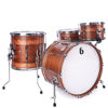 Slagverk British Drum Co. Lounge Club LTD ED Kit 22 Shell Pack LON-22-CBS-CF, 22, Wild Etimoe