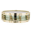 Skarptromme Ludwig Black Magic LW0414CP, Carl Palmer, 14x3,7, Green Beaded Brass, Brass Hardware, Die-Cast Hoops