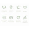 Munnbind Notedesign Sort/Hvit - Face Covering Music Design Polyester