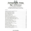 Compatible Trios for Christmas, Clarinet, Trumpet, Baritone TC, Tenor Saxophone arr Larry Clark/Doris Gazda