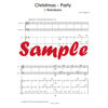 Christmas-Party, Tom Wagner - For 5 Players Percussion, Score