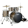 Slagverk Pearl Roadshow RS505C/C707, 20  m/Stativer, Cymbaler og Stol, Chrome Hwd, Bronze Metallic