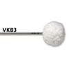 Stortrommepedalklubbe Vic Firth VKB3, Soft Fleece Felt