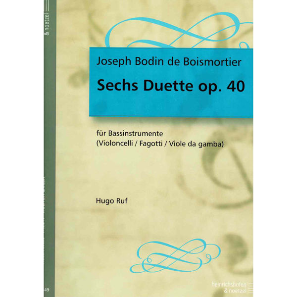 Boismortier 6 Duets for 2 Bassoons or Cellos Op 40