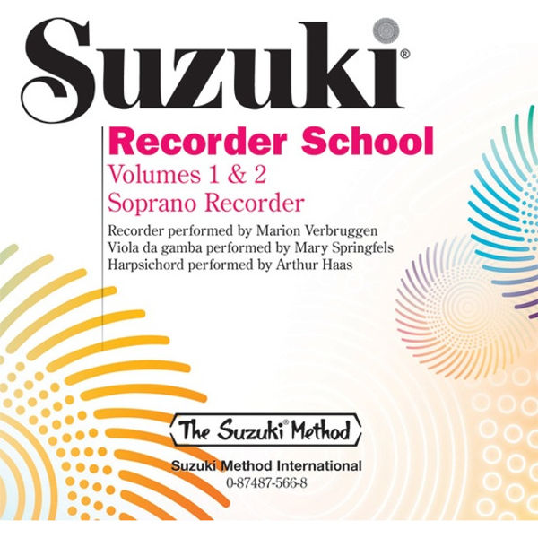 Suzuki Recorder School vol 1 + 2 CD (Soprano)