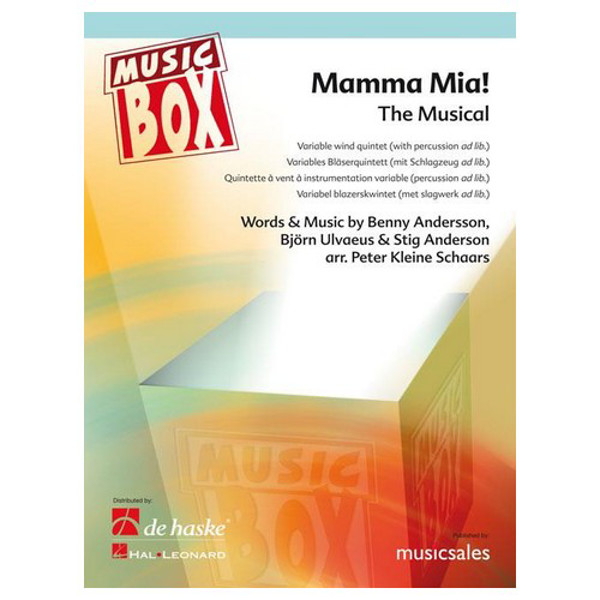 Mamma Mia! ABBA Arr Peter Kleine Schaars,  Music Box Flexible wind/brass Quintet