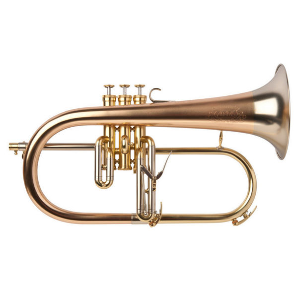 Flugelhorn Adams F1, Yellow Brass, 170mm/ML10,5mm/0.55mm, Silver plated