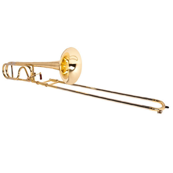 Tenortrombone Bb/F Adams Custom Serie TB1 Selected Model, Hagman Valve, 1-piece Brass Bell, thickness 0,60mm, Laquered