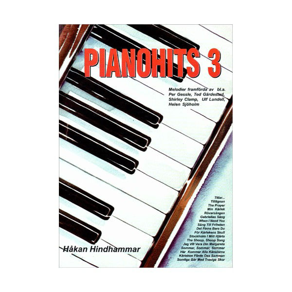 Pianohits 3, Håkan Hindhammer