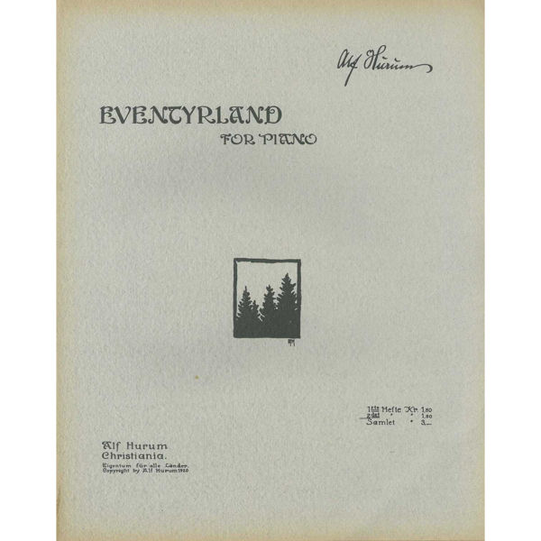 Eventyrland, Alf Hurum. Solo PIano