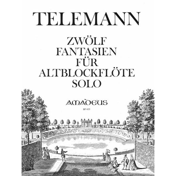 Telemann 12 Fantasien, Altblockflute solo
