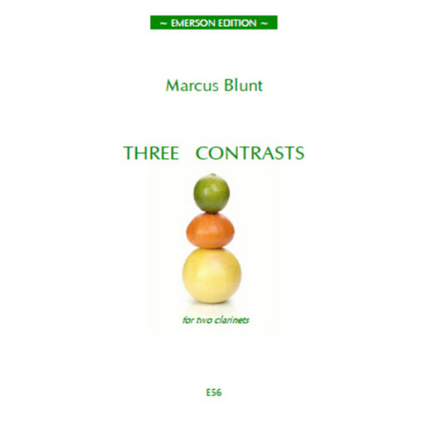 Three Contrasts for Two Clarinets - Marcus Blunt