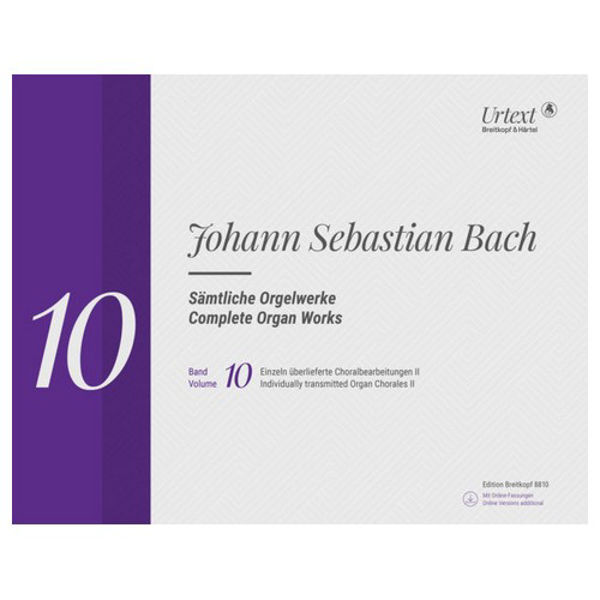 Complete Organ Works Vol.10, Johann Sebastian Bach - Individually transmitted Choral Settings II