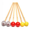 Xylofonkøller Freer Percussion KXS2, Medium Red Poly Ball w/Brass Insert