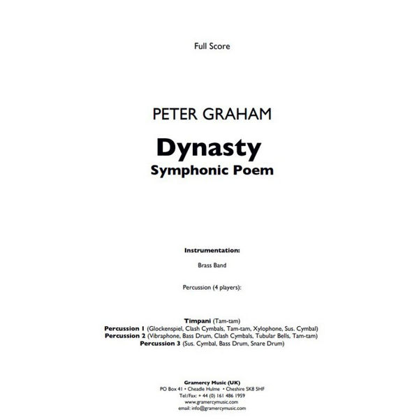 Dynasty, Peter Graham, Brass Band