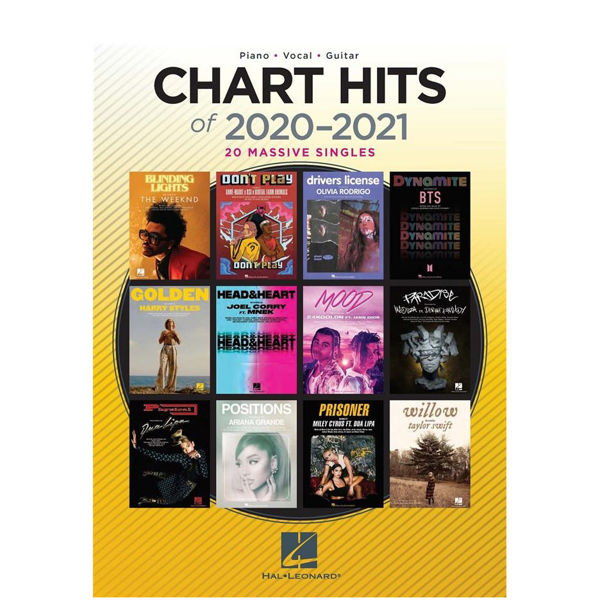 Chart Hits of 2020-2021, Piano/Vocal/Guitar
