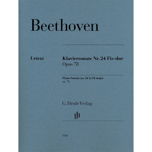 Piano Sonata no. 24 F#--dur Op. 78, Ludwig van Beethoven - Piano solo