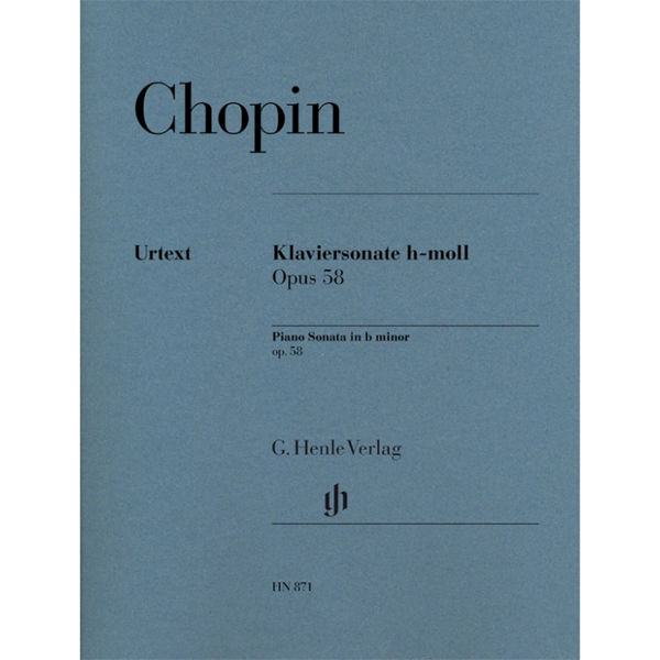 Piano Sonata b minor op. 58, Frédéric Chopin - Piano solo