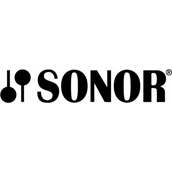 Logo Sonor, Black (Small), Til Stortrommeskinn