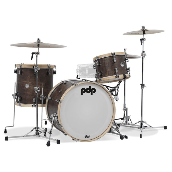 Slagverk PDP Concept Maple Classic Wood Hoop PDCC2213TN, 3 Pcs, 22,13,16, Walnut/Maple