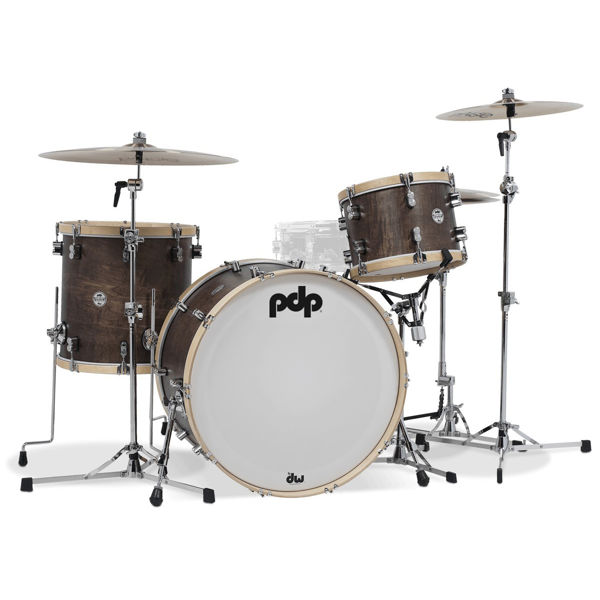 Slagverk PDP Concept Maple Classic Wood Hoop PDCC2613TN, 3 Pcs, 26,13,16, Walnut/Maple