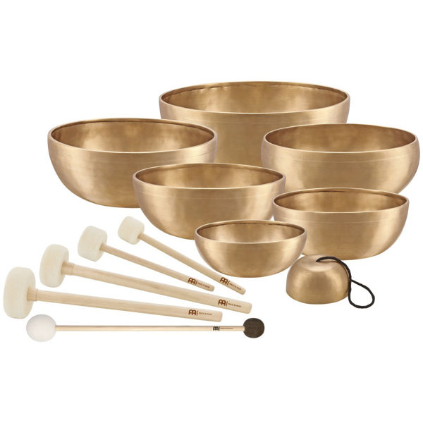 Singing Bowl Set Meinl SB-SET-CHA, Chakra Tempelklokker, 7 pc