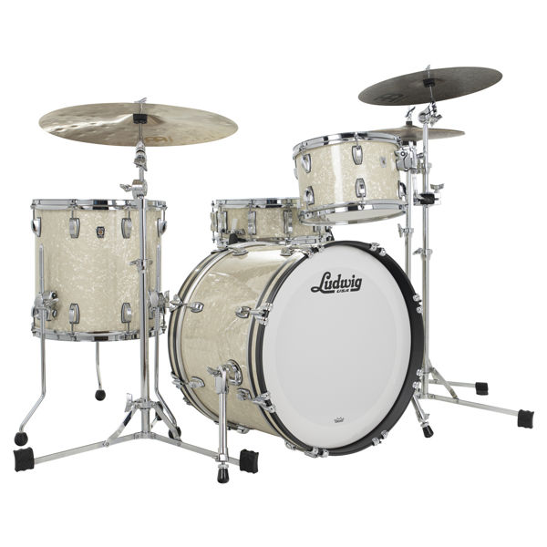 Slagverk Ludwig Classic Oak Downbeat 20, Vintage White Marine Pearl Pearl