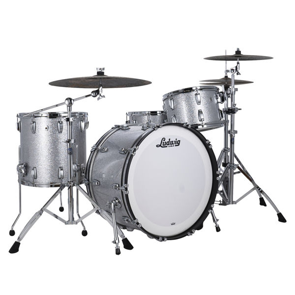 Slagverk Ludwig Classic Oak Pro Beat 24, Silver Sparkle