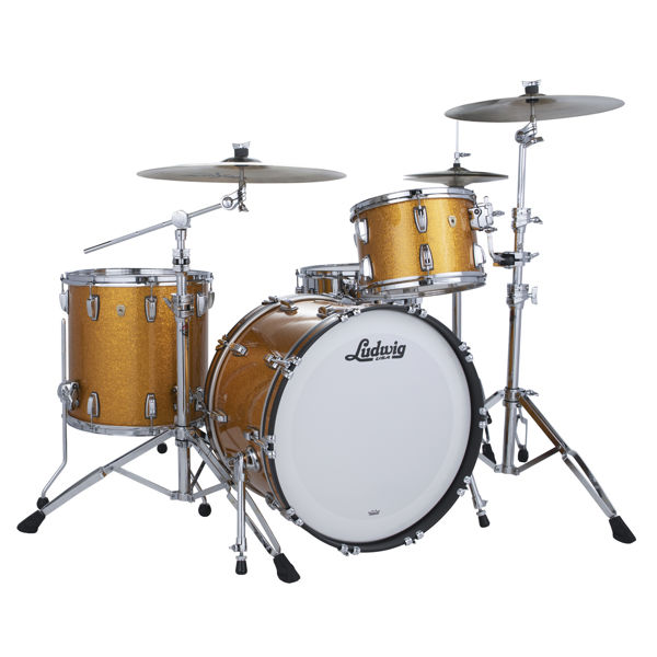 Slagverk Ludwig Classic Maple Fab 22, Gold Sparkle