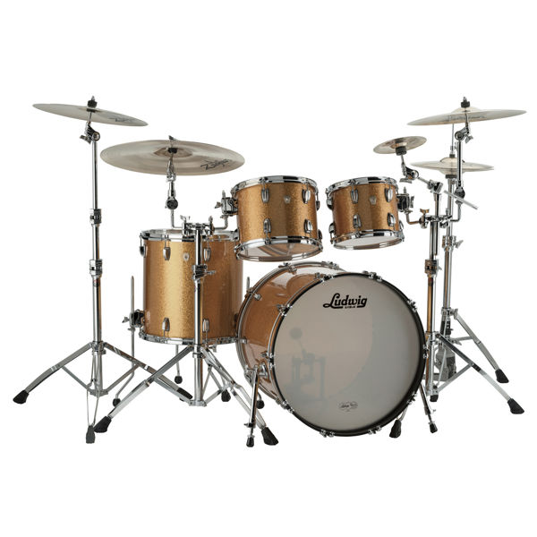 Slagverk Ludwig Classic Maple Mod 22, Gold Sparkle