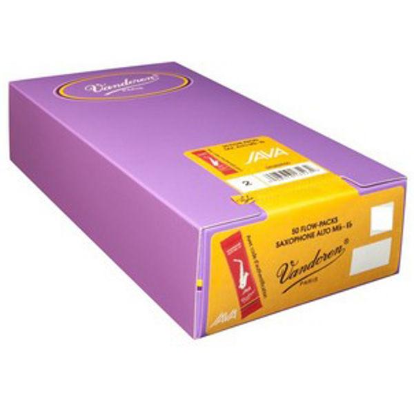 Altsaksofonrør Vandoren Java Rød 2,5 Flowpack 50